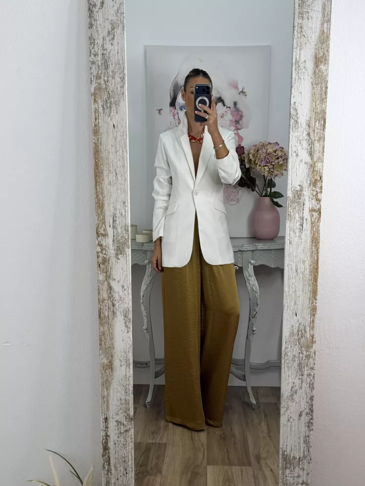 Chaqueta Amarenta blanca