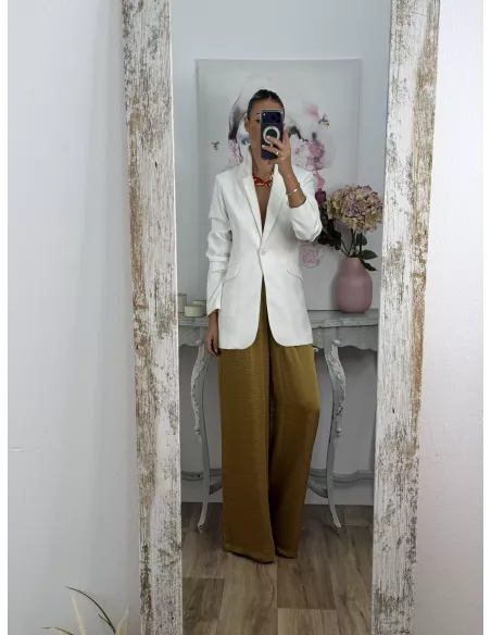 Chaqueta Amarenta blanca