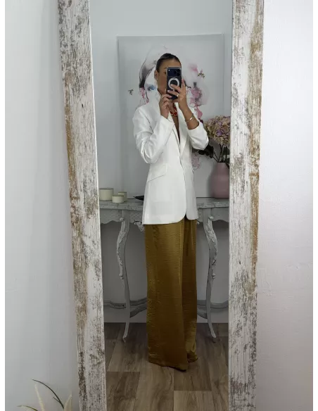 Chaqueta Amarenta blanca