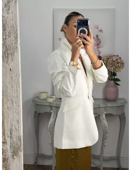 Chaqueta Amarenta blanca