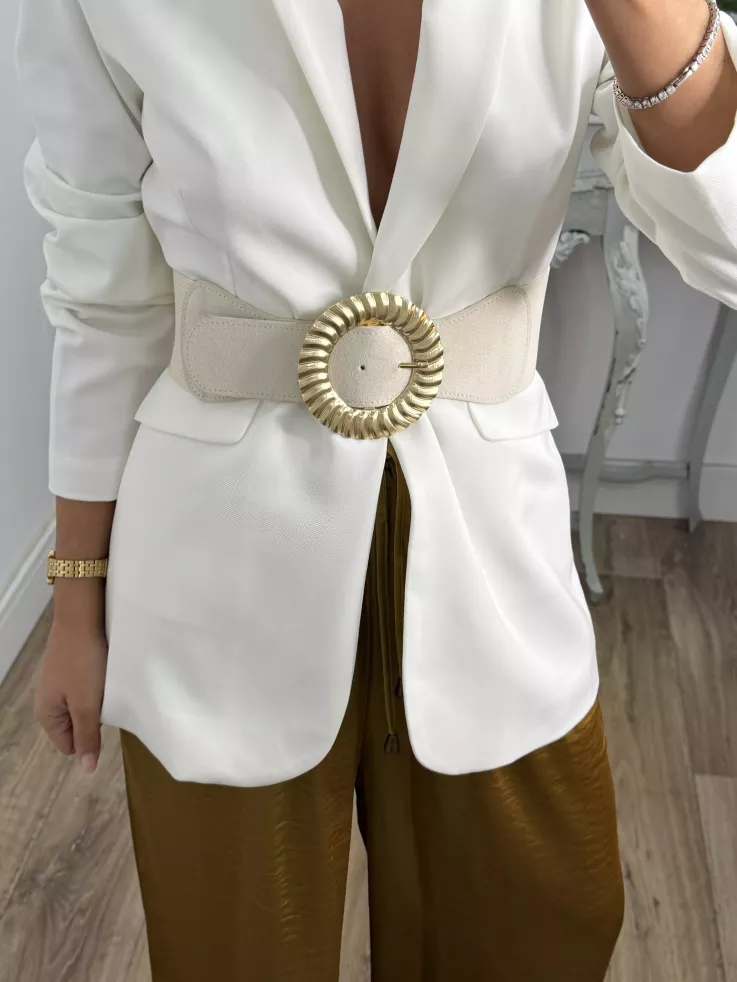 Chaqueta Amarenta blanca