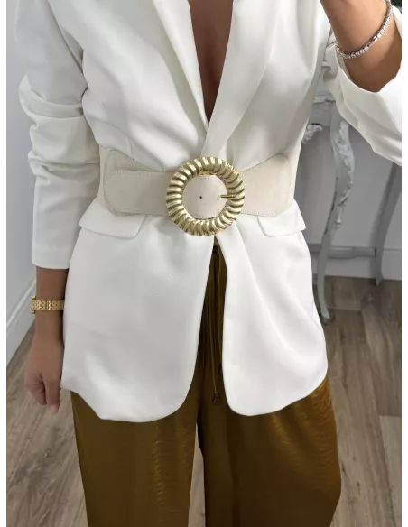 Chaqueta Amarenta blanca