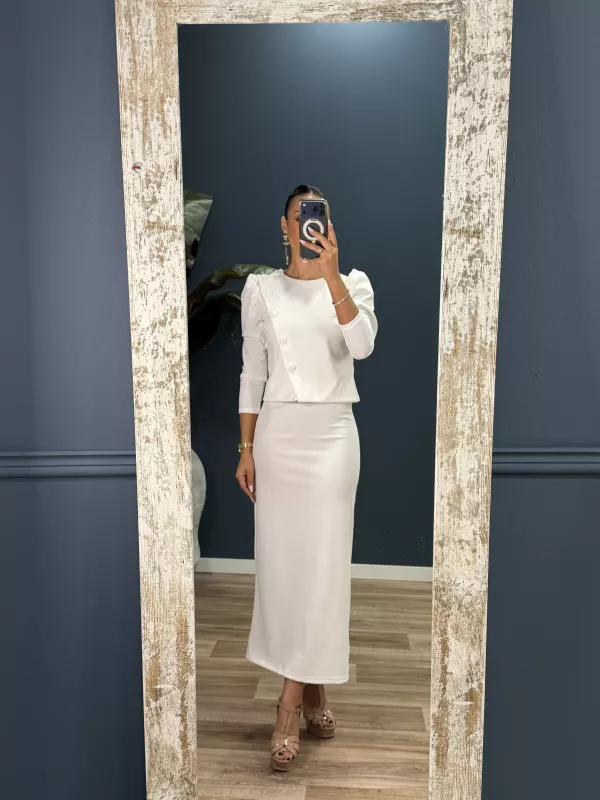 Conjunto Primavera blanco