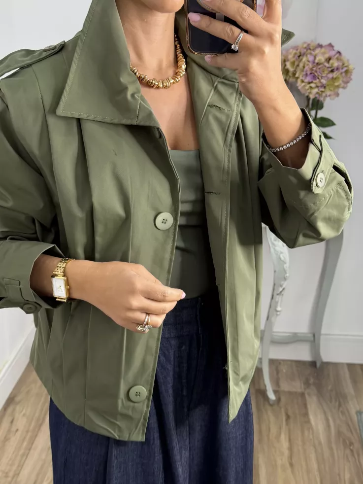 Bomber pliege verde