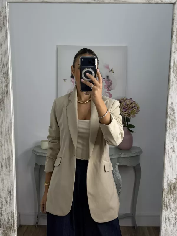 Chaqueta Amarenta beige