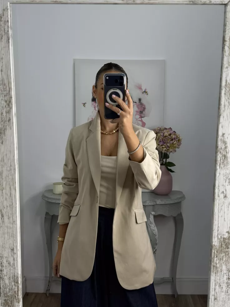 Chaqueta Amarenta beige