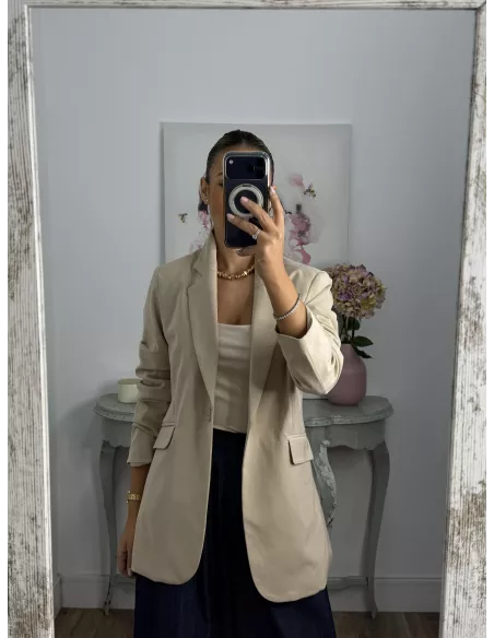Chaqueta Amarenta beige