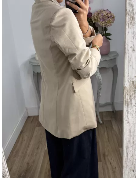 Chaqueta Amarenta beige