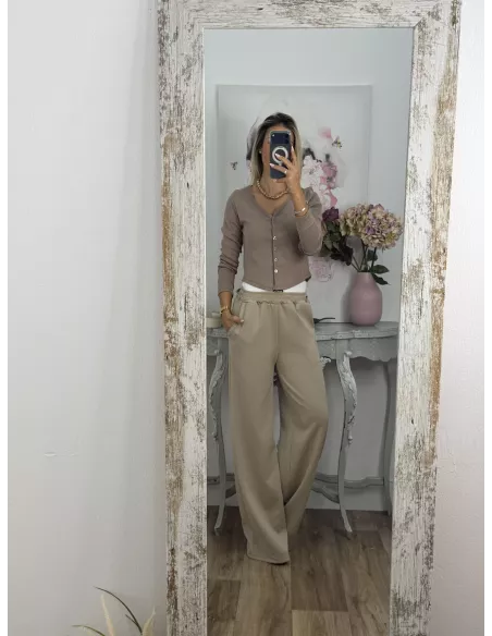 Camiseta Valeris taupe