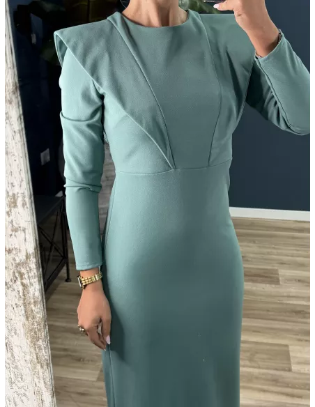 Vestido Isadora verdeagua