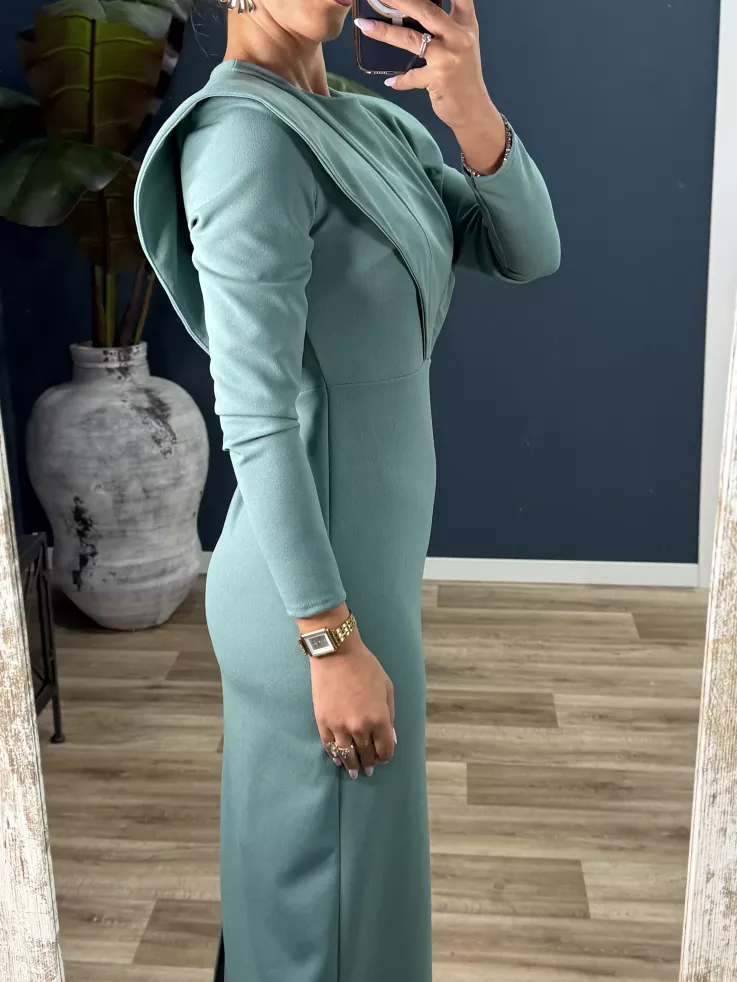 Vestido Isadora verdeagua