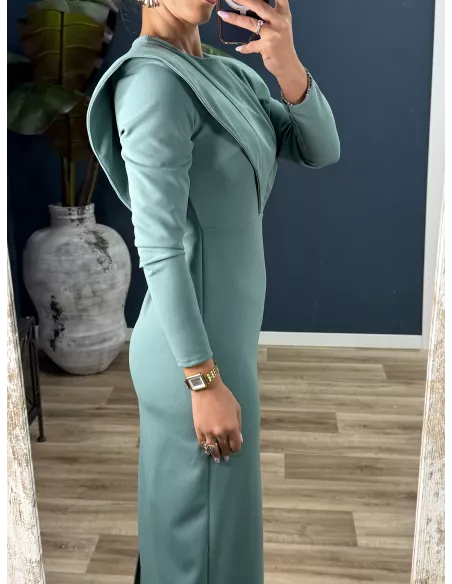 Vestido Isadora verdeagua