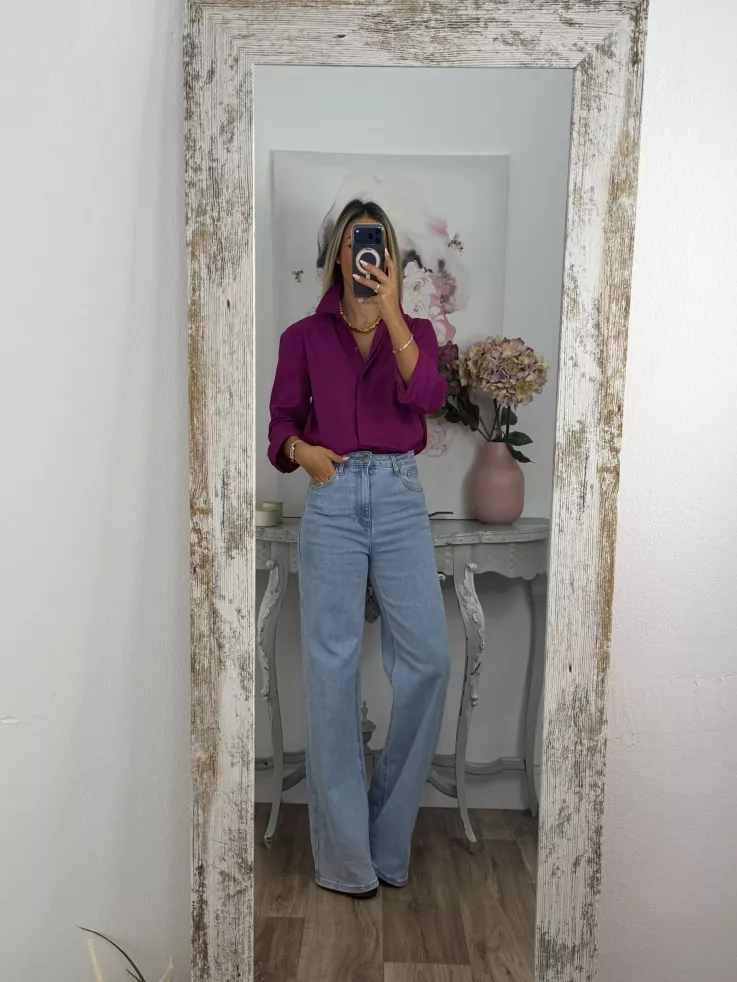 Camisa Selena buganvilla