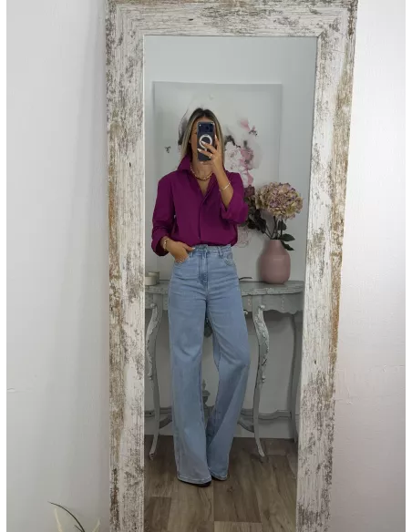 Camisa Selena buganvilla