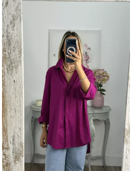 Camisa Selena buganvilla