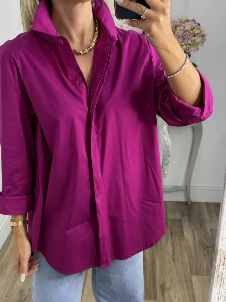 Camisa Selena buganvilla