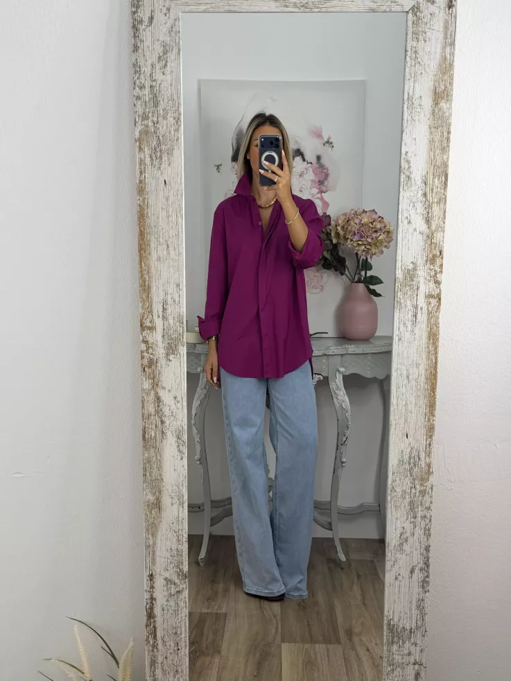 Camisa Selena buganvilla