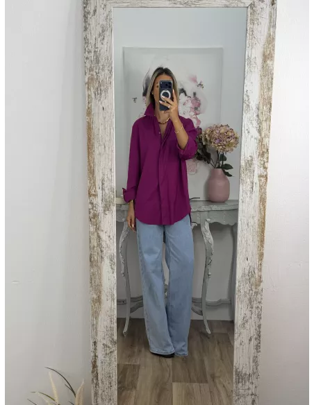 Camisa Selena buganvilla