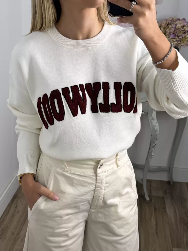 Jersey Hollywood blanco