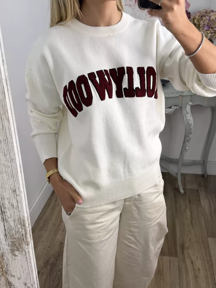 Jersey Hollywood blanco