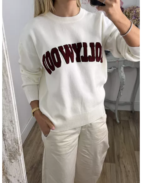 Jersey Hollywood blanco