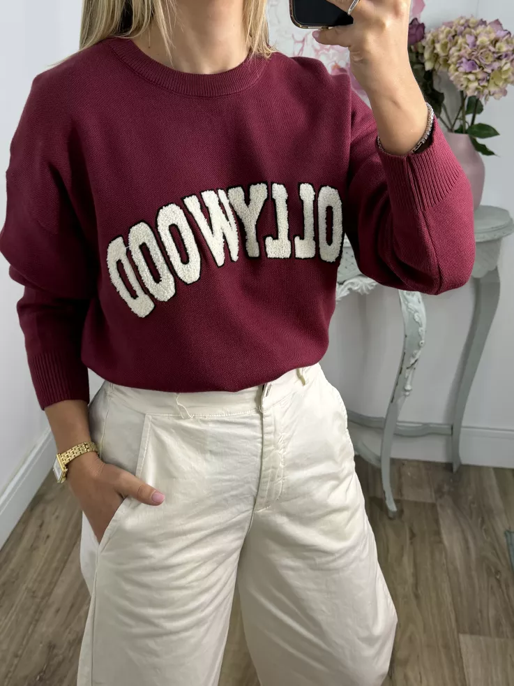 Jersey Hollywood burdeos