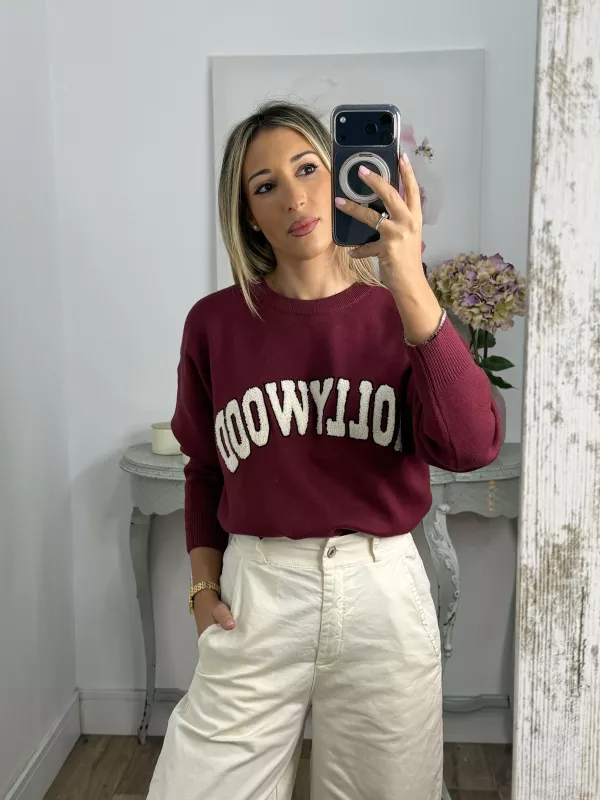 Jersey Hollywood burdeos