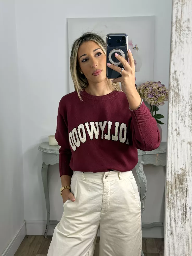 Jersey Hollywood burdeos