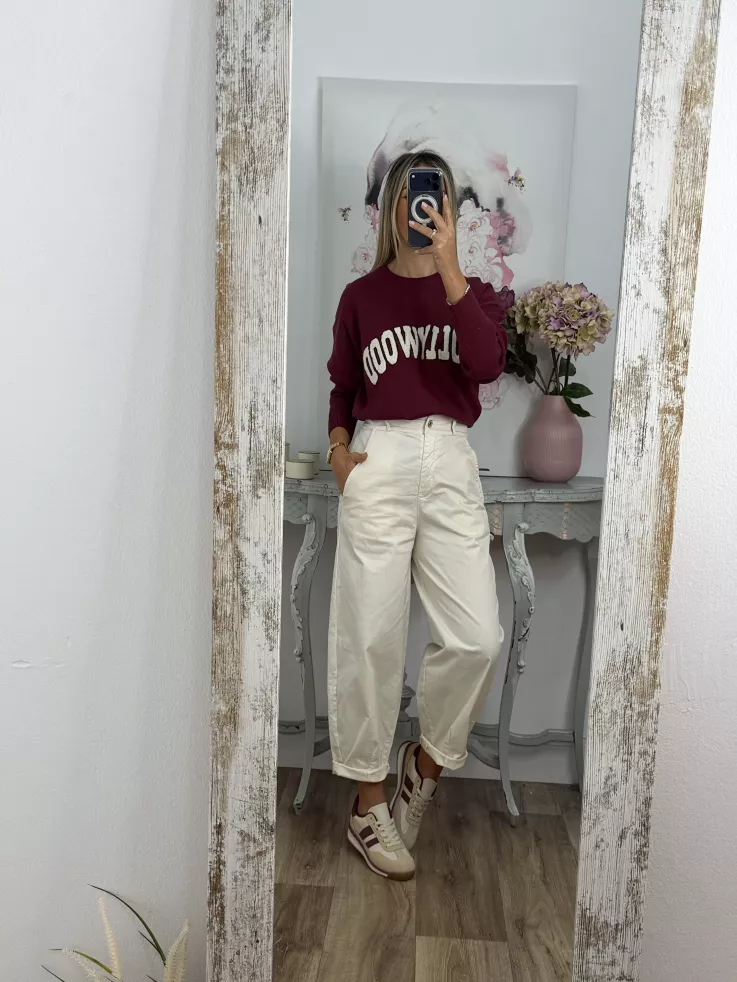 Jersey Hollywood burdeos