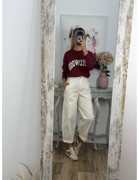 Jersey Hollywood burdeos