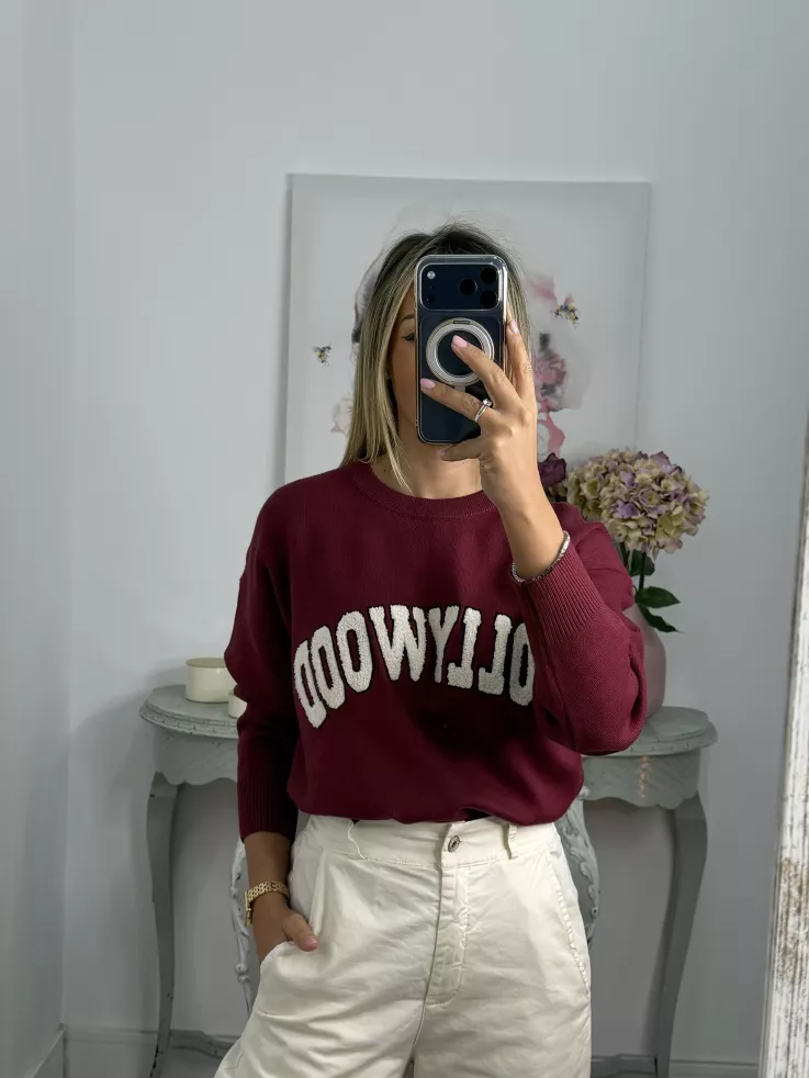 Jersey Hollywood burdeos