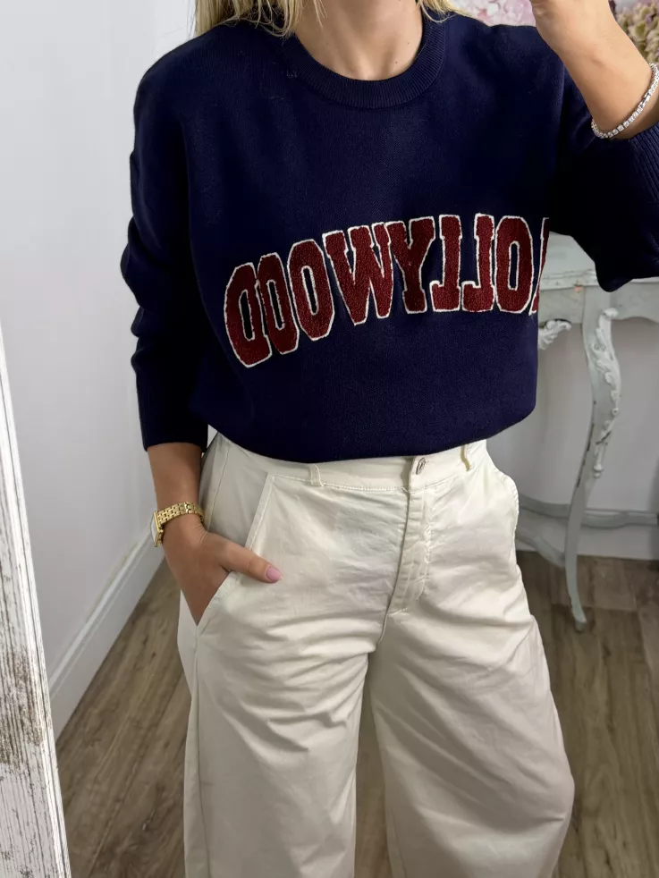 Jersey Hollywood azul marino