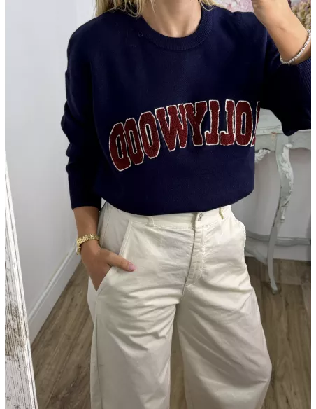 Jersey Hollywood azul marino