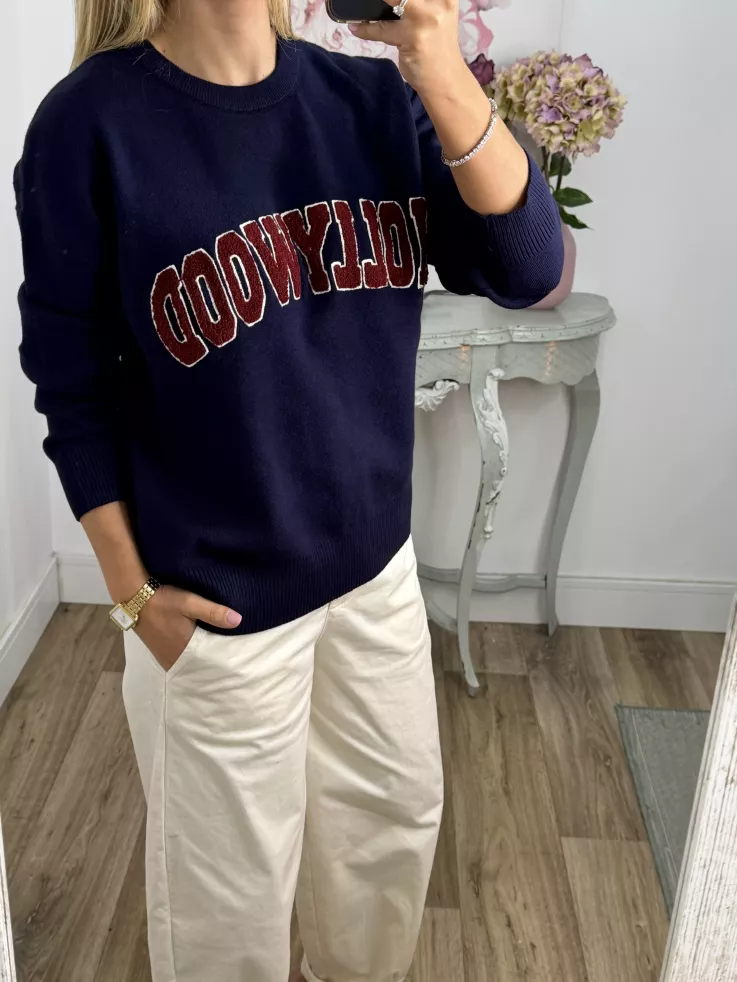 Jersey Hollywood azul marino