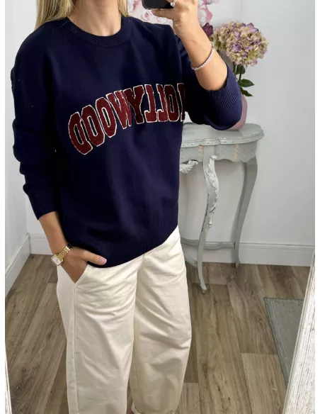 Jersey Hollywood azul marino