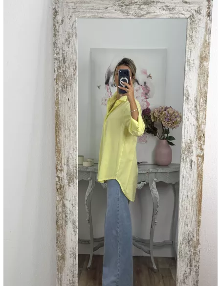 Camisa Selena  amarilla