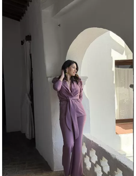 Conjunto Laras malva