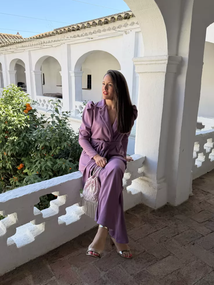 Conjunto Laras malva