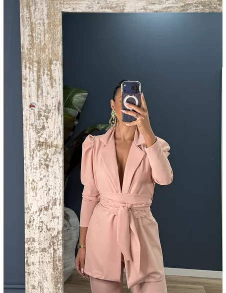 Pendientes grandes dorado y verdeagua