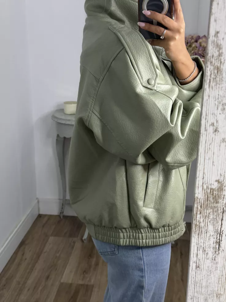 Chaqueta Valentina verdeagua