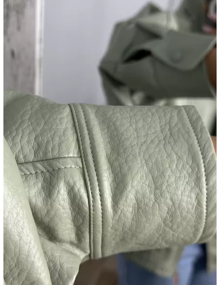 Chaqueta Valentina verdeagua