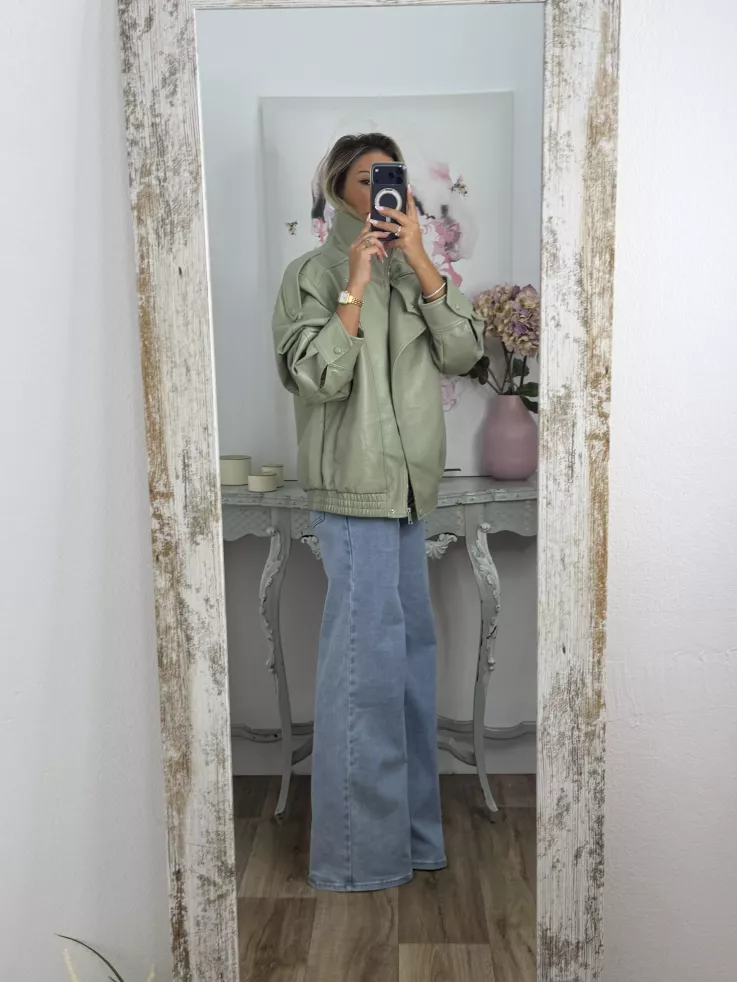 Chaqueta Valentina verdeagua