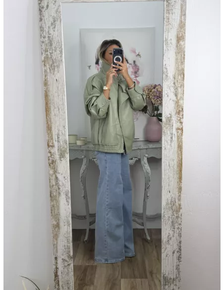 Chaqueta Valentina verdeagua