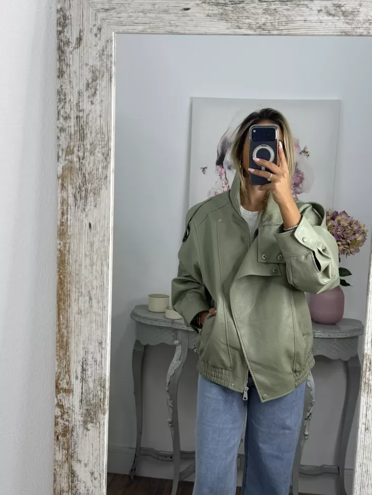 Chaqueta Valentina verdeagua