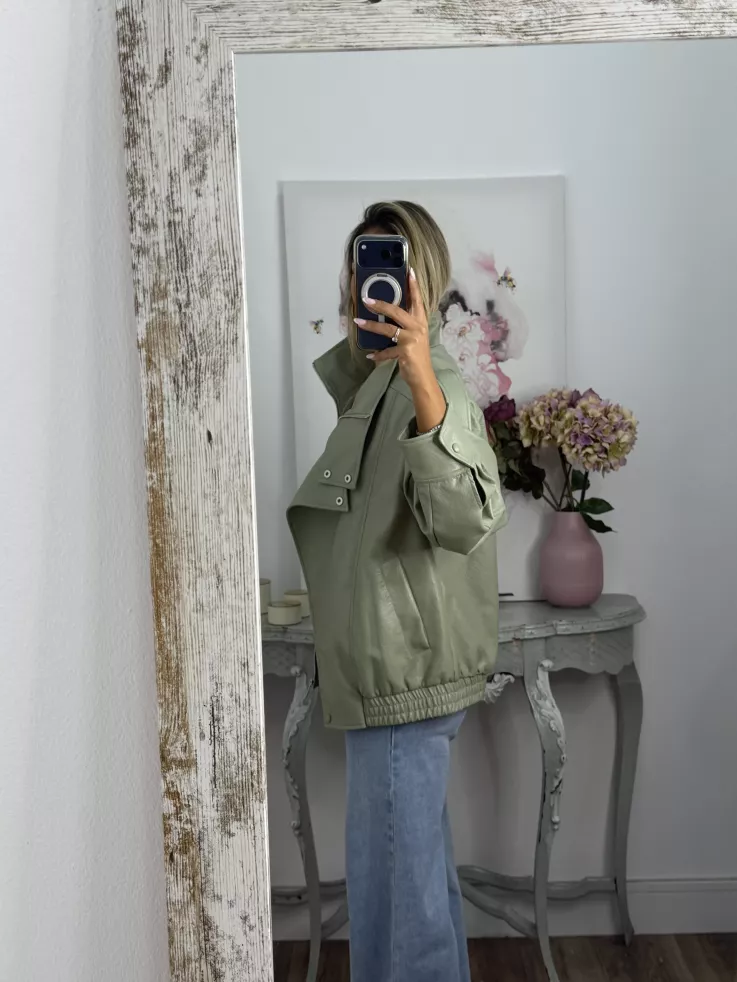 Chaqueta Valentina verdeagua