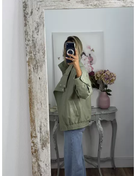 Chaqueta Valentina verdeagua