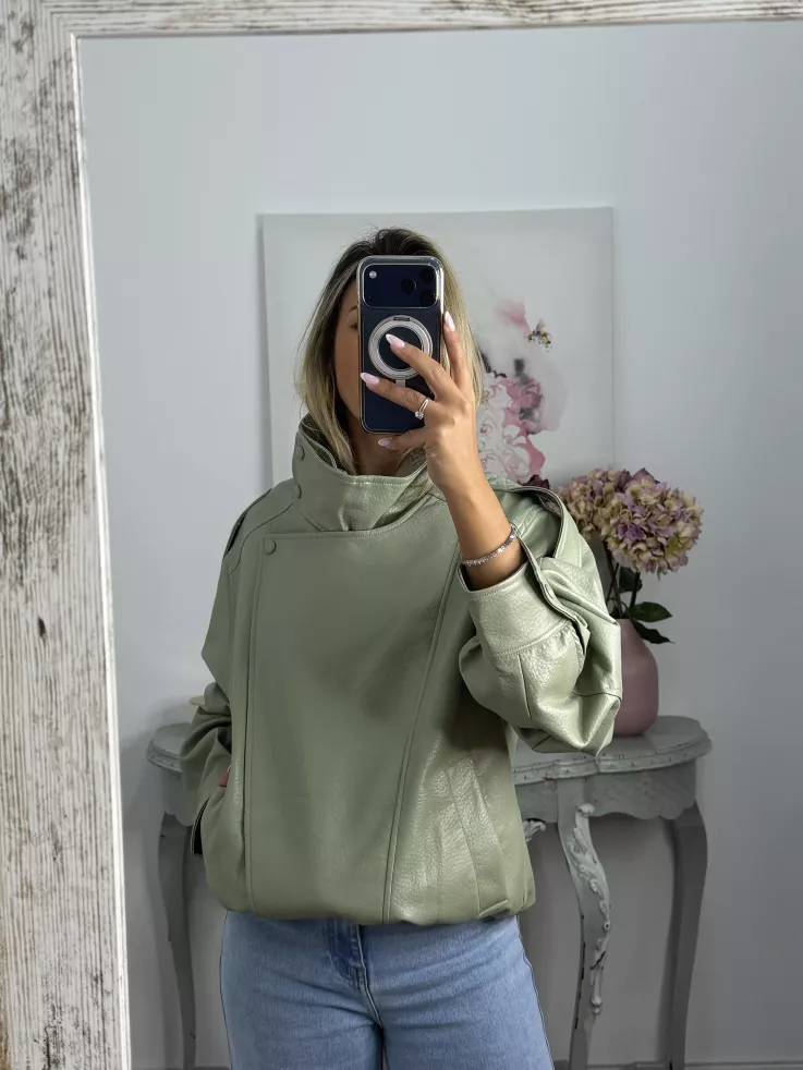 Chaqueta Valentina verdeagua