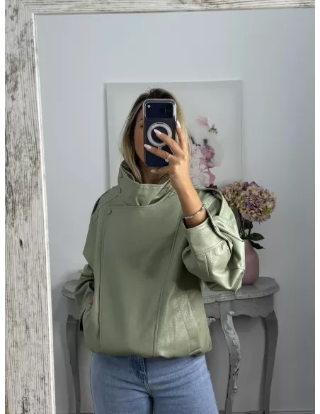 Chaqueta Valentina verdeagua