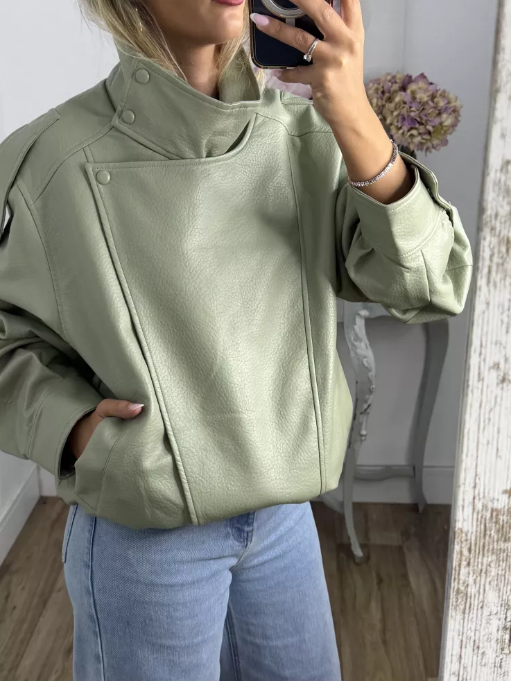 Chaqueta Valentina verdeagua