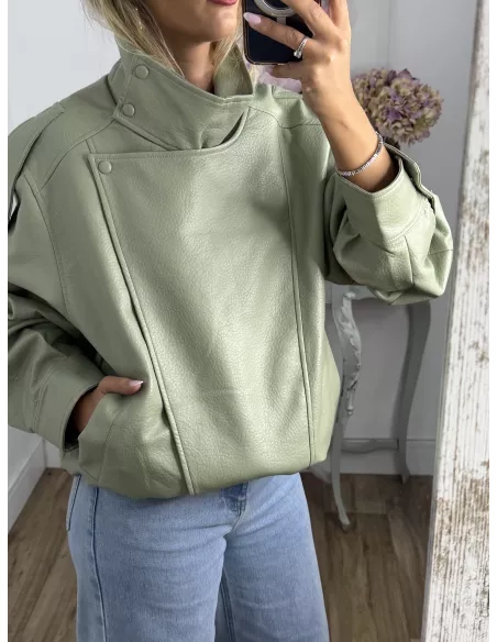 Chaqueta Valentina verdeagua